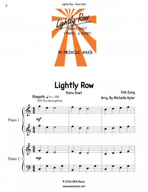 Lightly Row Duet